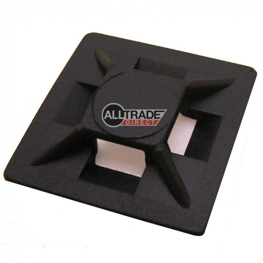 20mm black cable tie bases