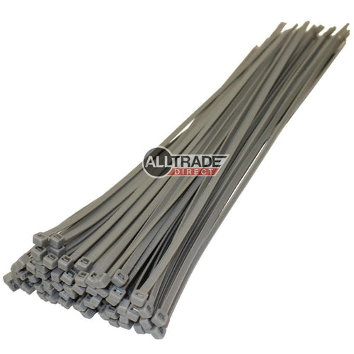 370mm silver cable ties