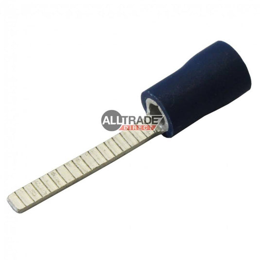 blue flat blade terminal