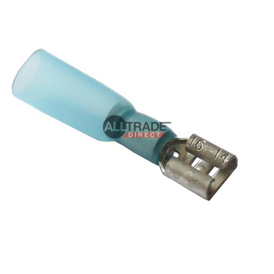blue heatshrink female spade