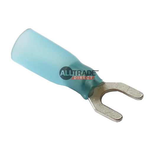 blue heatshrink fork connectors