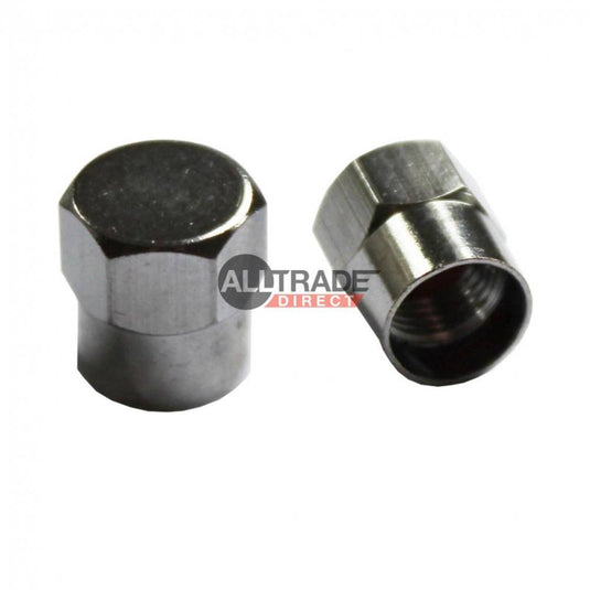 chrome tyre valve caps