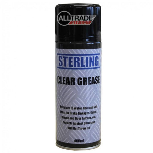 clear grease aerosol