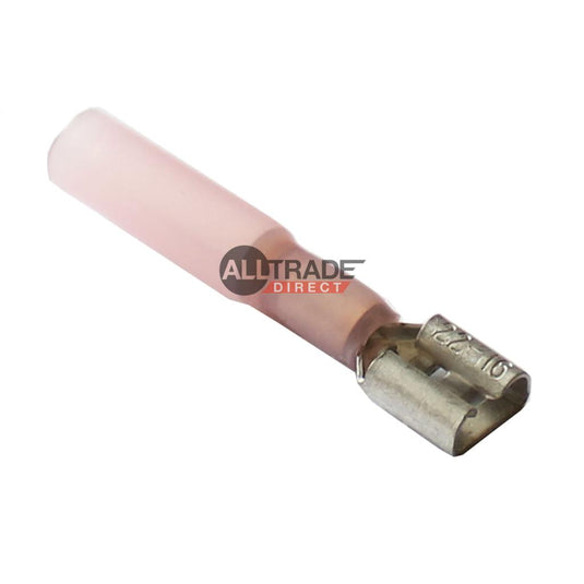 red heatshrink female spade