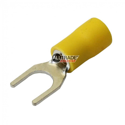 yellow fork crimp terminals