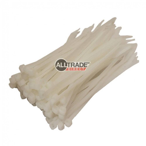 100mm white cable ties