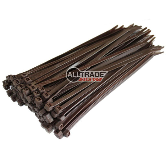 200mm brown cable ties