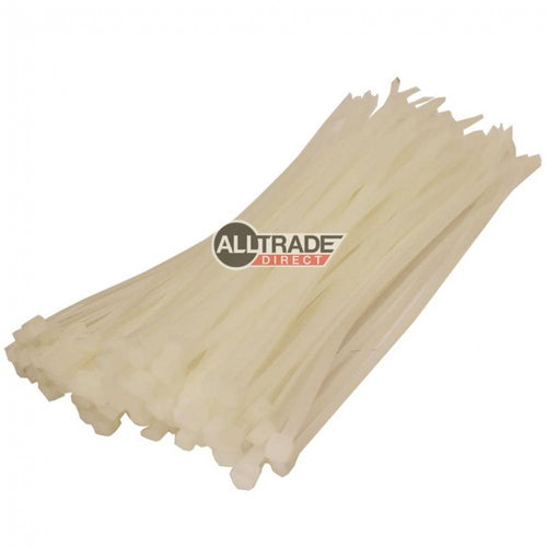 200mm white cable ties