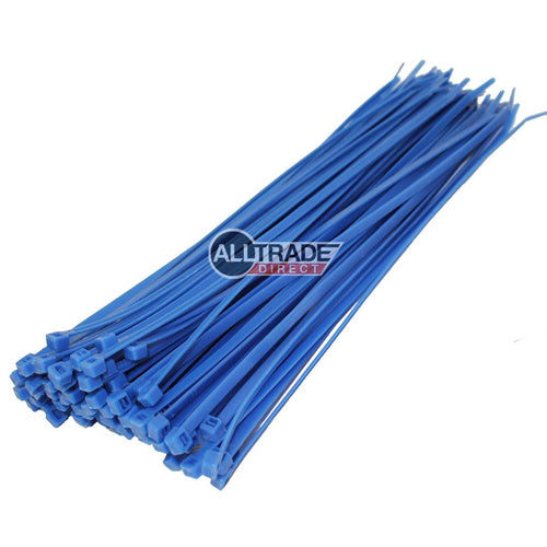 300mm blue cable ties