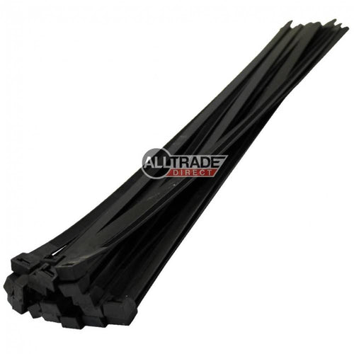 530mm black cable ties