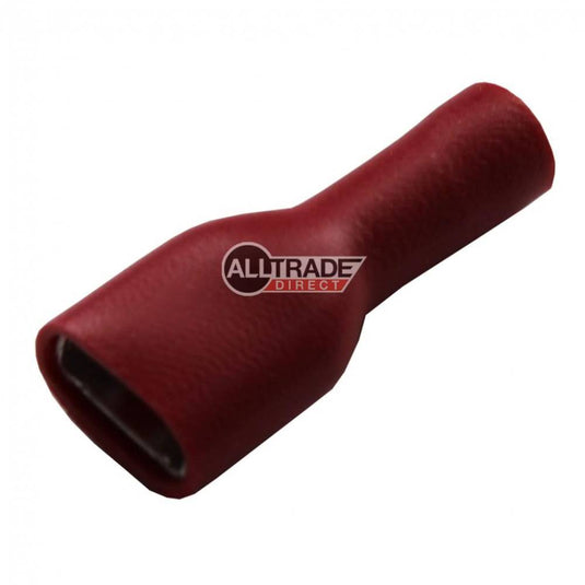 red fully insulated crimp terminal